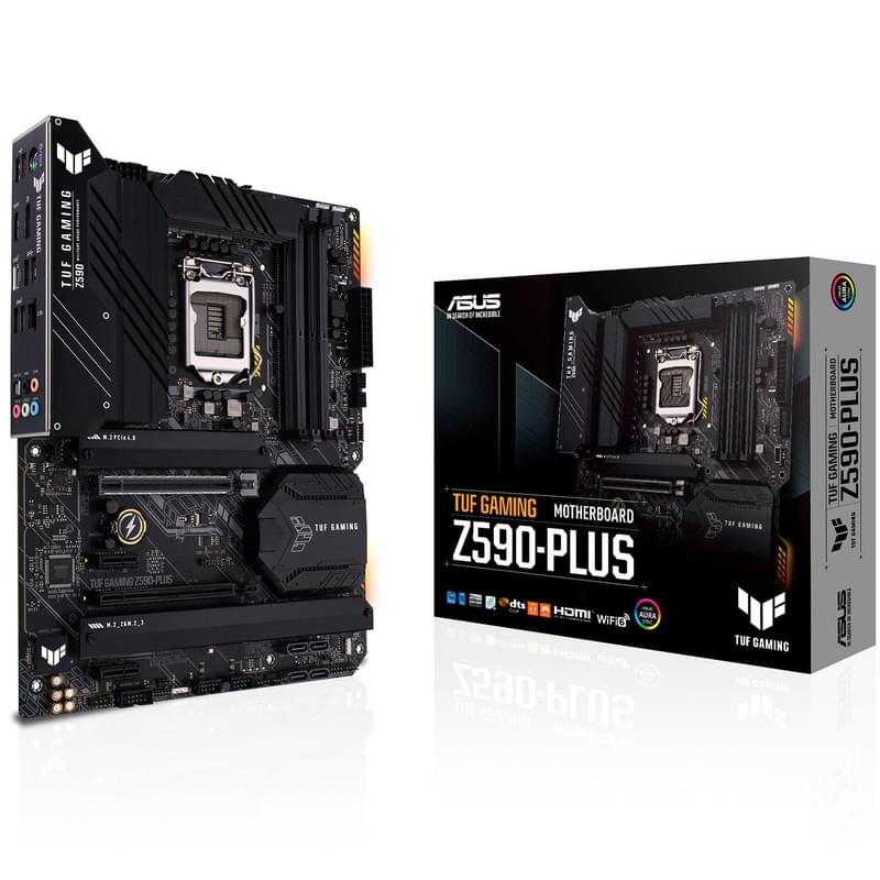Материнская плата Asus TUF GAMING Z590-PLUS LGA1200 4DDR4 PCI-E 2x16 2x1 (HDMI+DP) ATX - фото #5, Technodom.kz