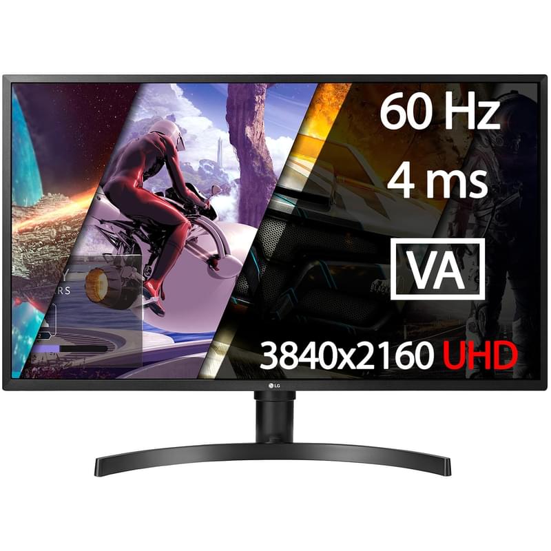 Монитор 31.5" LG 32UK550 3840x2160 16:9 VA 60ГЦ (2HDMI+DP) Black - фото #0, Technodom.kz
