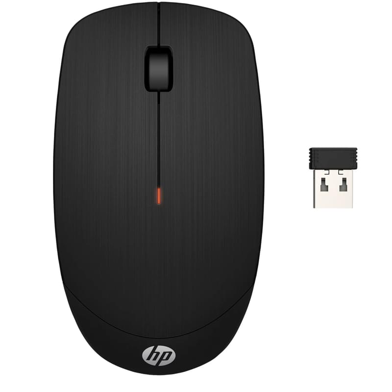Мышка беспроводная USB HP X200, Black - фото #0, Technodom.kz