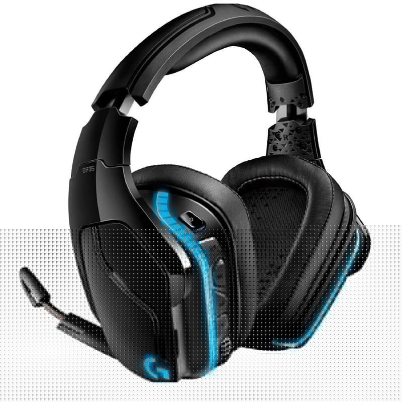 Игровая гарнитура беспроводная Logitech G935, Black (981-000744) - фото #1, Technodom.kz