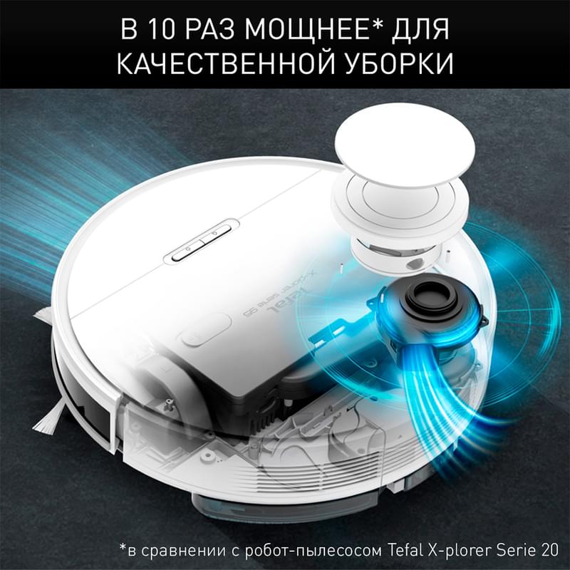 Робот пылесос Tefal X-Plorer S95 RG-7987WH - фото #1, Technodom.kz