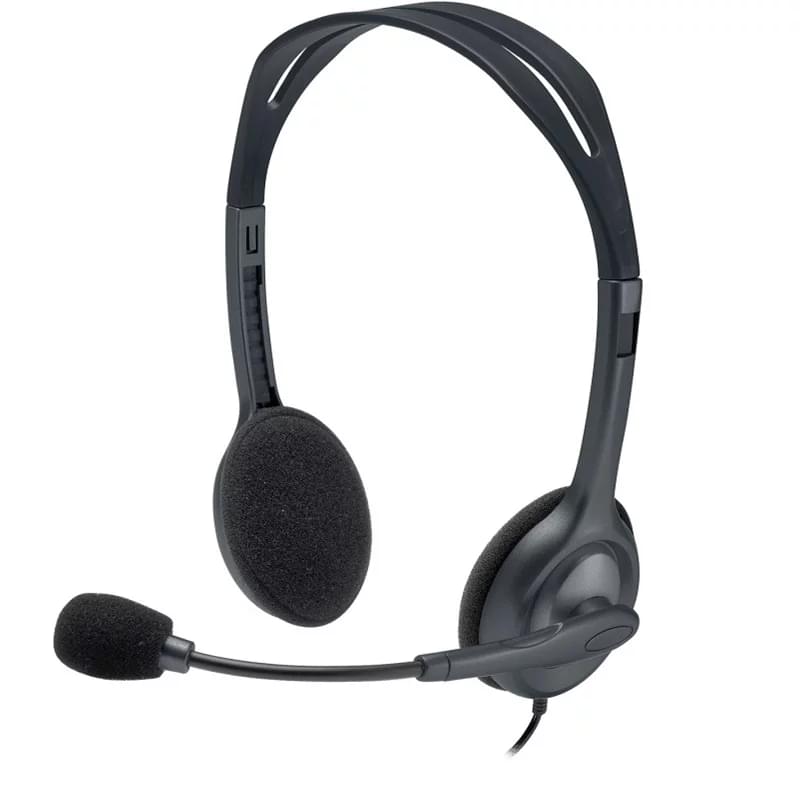 Гарнитура Накладная Logitech H111, Gray - фото #0, Technodom.kz