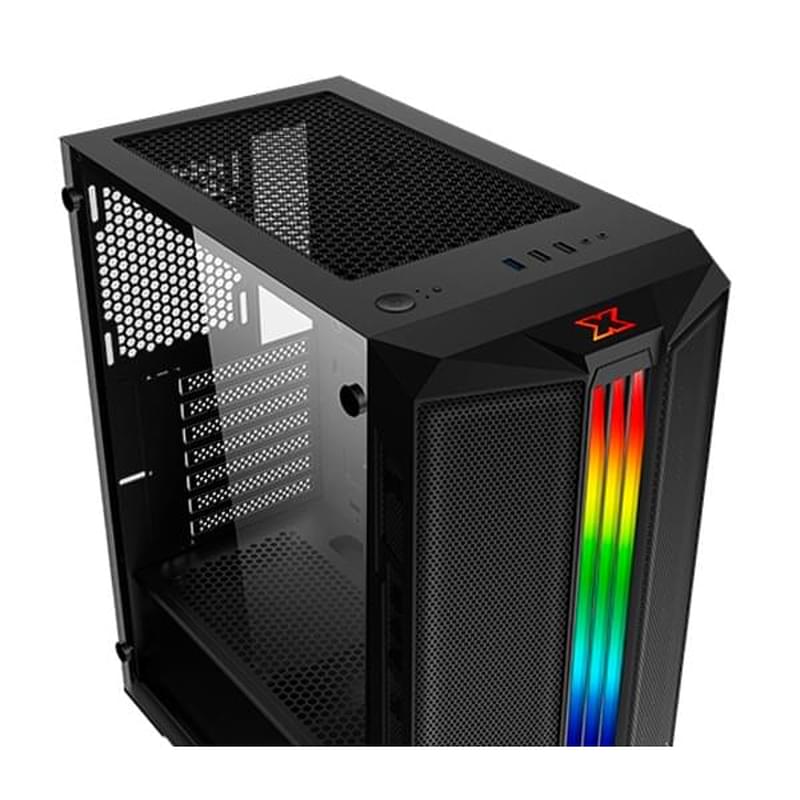 ПК корпус Xigmatek TRIDENT MidTower, window, Black ATX (EN44535) - фото #5, Technodom.kz