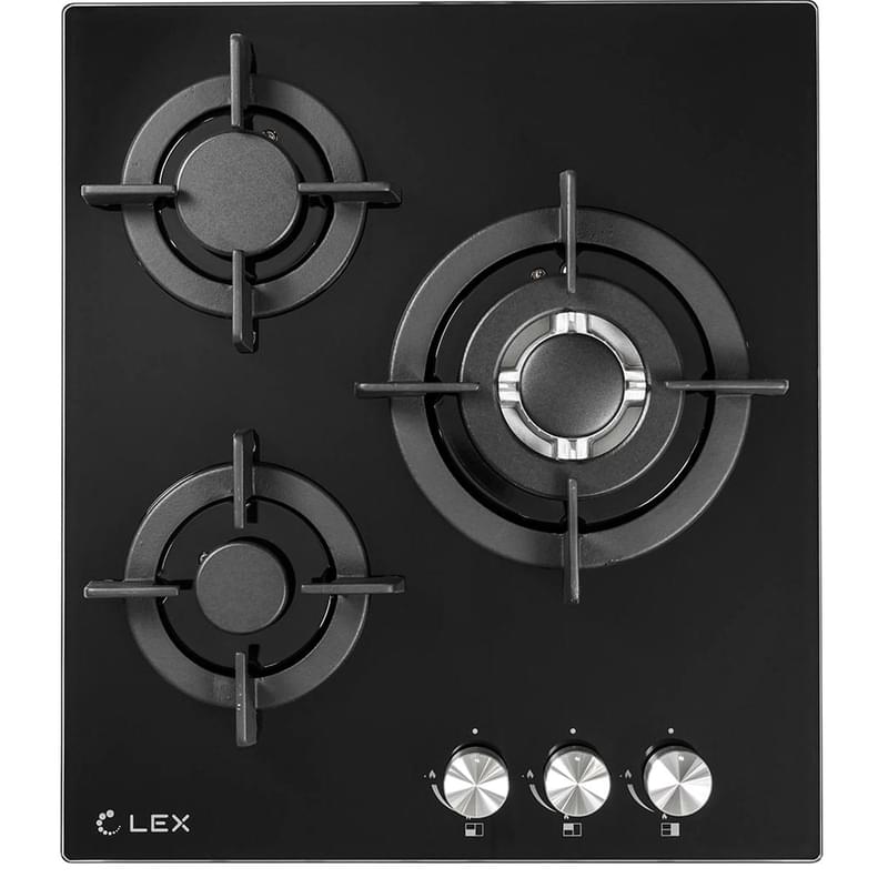 Газовая варочная панель Lex GVG 430 BL - фото #0, Technodom.kz