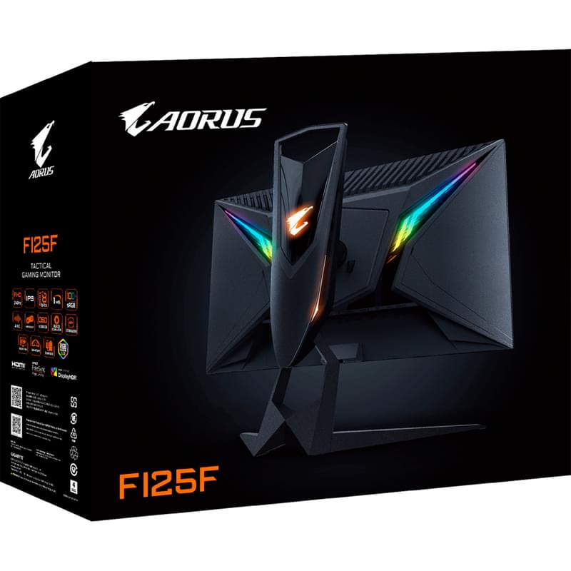Монитор Игровой 24,5 Gigabyte FI25F-EK 1920x1080 16:9 IPS 240ГЦ (2HDMI+DP) Black - фото #7, Technodom.kz