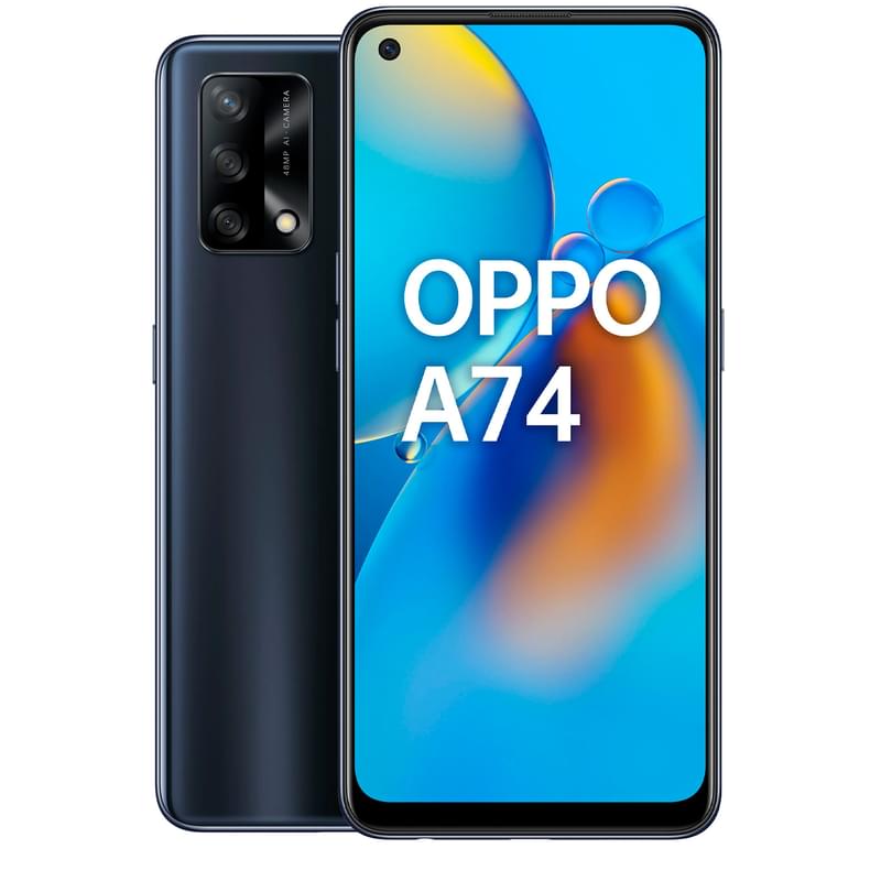 Смартфон OPPO A74 4/128GB Prism Black - фото #0, Technodom.kz
