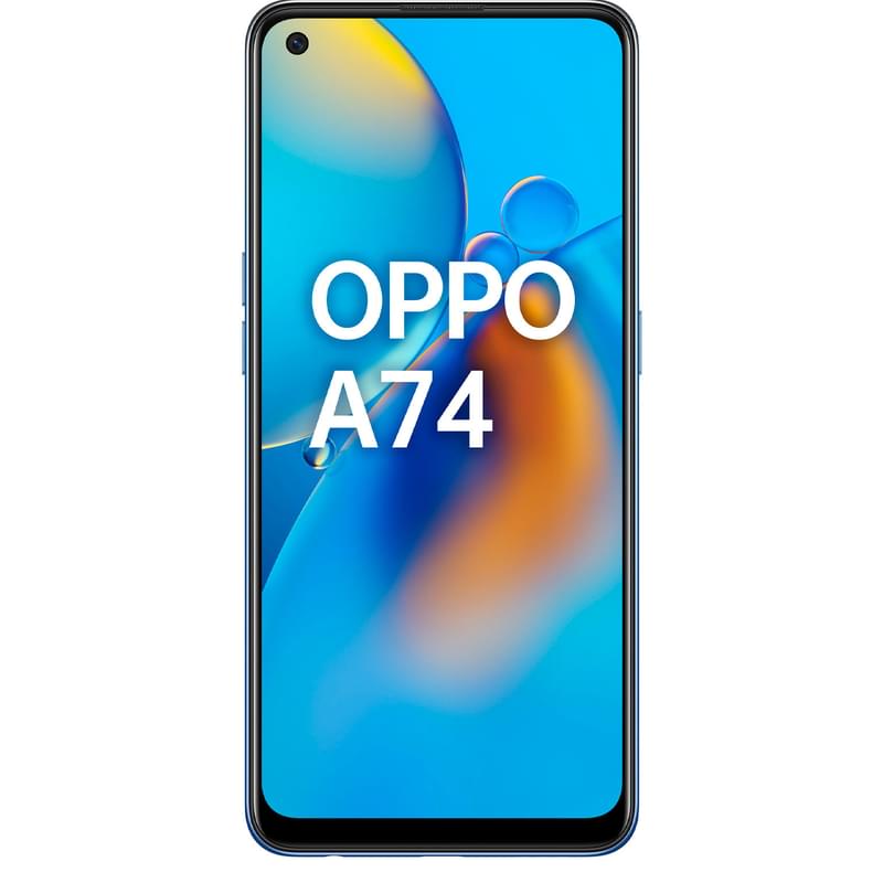 Смартфон OPPO A74 4/128GB Midnight Blue - фото #1, Technodom.kz