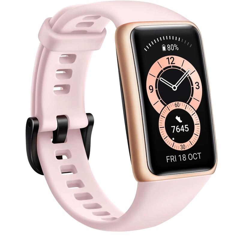 Смарт браслет HUAWEI Band 6, Sakura Pink - фото #2, Technodom.kz