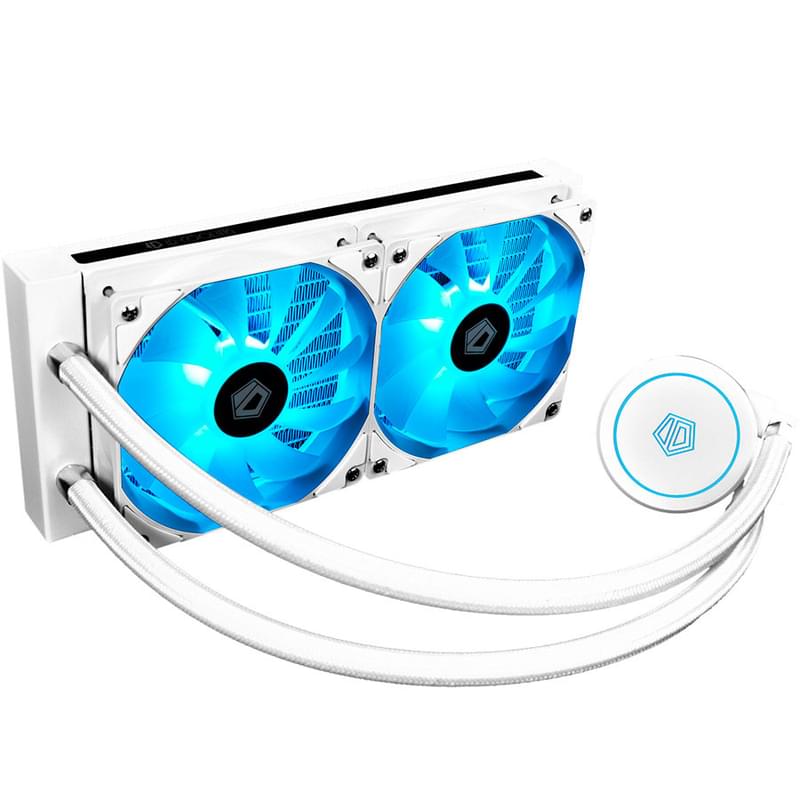 Система жидкостного охлаждения для CPU ID-COOLING AURAFLOW X 240 SNOW - фото #0, Technodom.kz