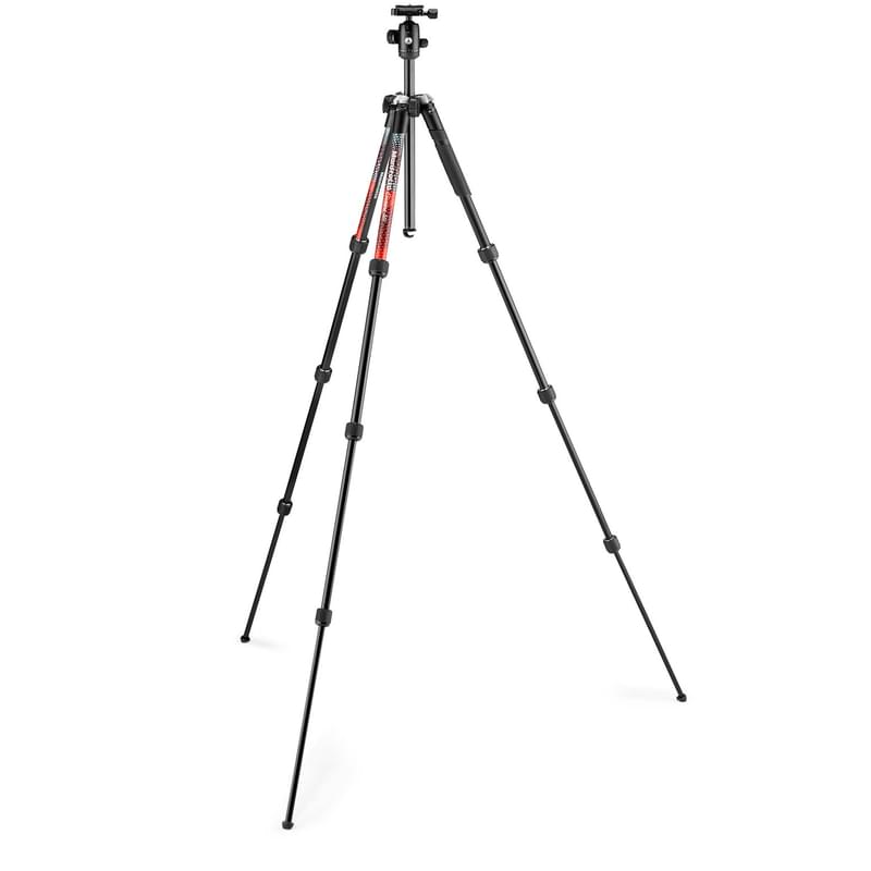 Штатив MANFROTTO Element MII MobBT 4-секционный с шаровой головой Красный (MKELMII4RMB-BH) - фото #4, Technodom.kz