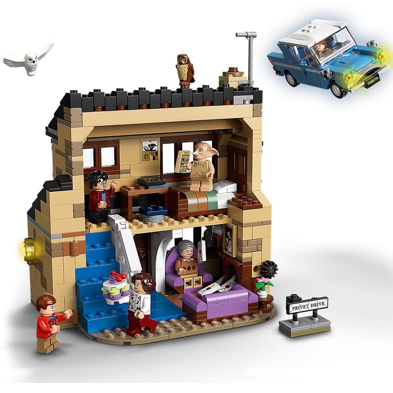 Конструктор LEGO HARRY POTTER Тисовая улица дом 4 75968 - фото #5, Technodom.kz