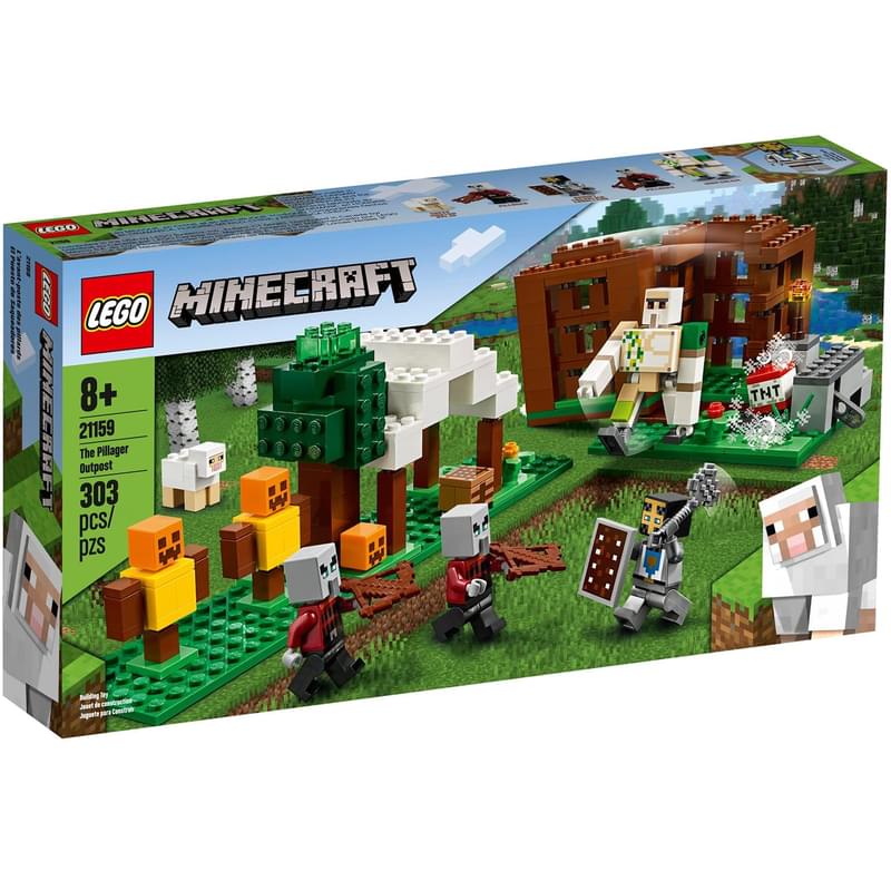 Конструктор LEGO Minecraft Аванпост разбойников 21159 - фото #0, Technodom.kz