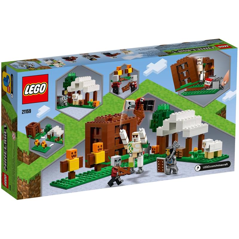 Конструктор LEGO Minecraft Аванпост разбойников 21159 - фото #1, Technodom.kz