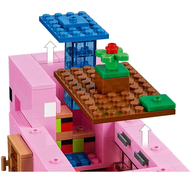 Конструктор LEGO Minecraft Дом-свинья 21170 - фото #6, Technodom.kz