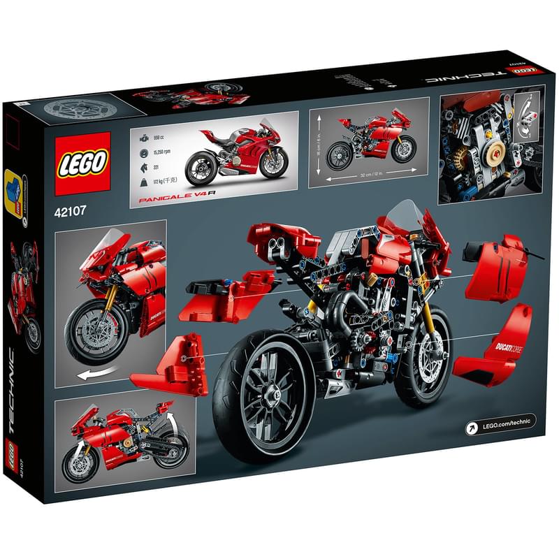 Конструктор LEGO TECHNIC Ducati Panigale 42107 - фото #1, Technodom.kz