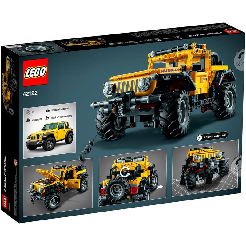 Конструктор LEGO TECHNIC Jeep Wrangler 42122 - фото #4, Technodom.kz