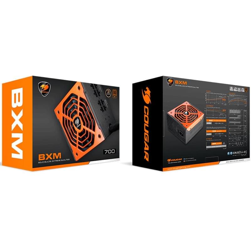 Cougar BXM850 ATX 80 PLUS Bronze Қуат блогы 850W 6x6+2pin, 1x4+4pin (BXM850) - фото #6, Technodom.kz
