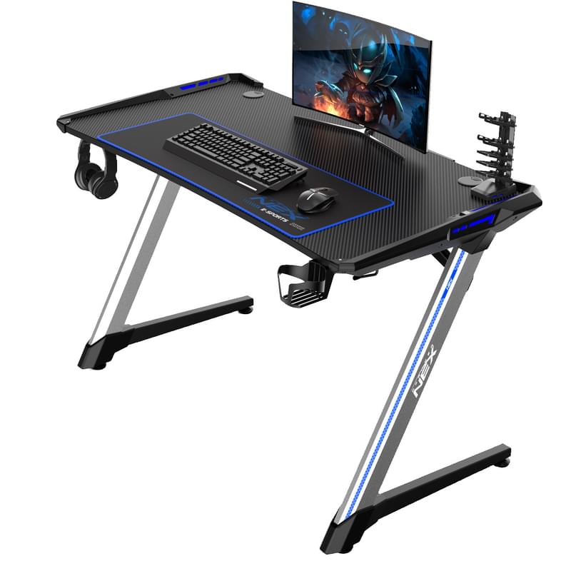 Компьютерный стол DXRacer Nex Edition, Black/White (GD/N001/NS-1) - фото #1, Technodom.kz Компьютерный стол DXRacer Nex Edition, Black/White (GD/N001/NS-1) - фото #1, Technodom.kz