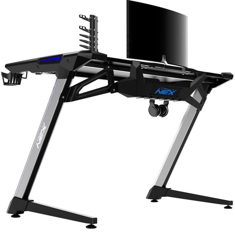 Компьютерный стол DXRacer Nex Edition, Black/White (GD/N001/NS-1) - фото #5, Technodom.kz Компьютерный стол DXRacer Nex Edition, Black/White (GD/N001/NS-1) - фото #5, Technodom.kz