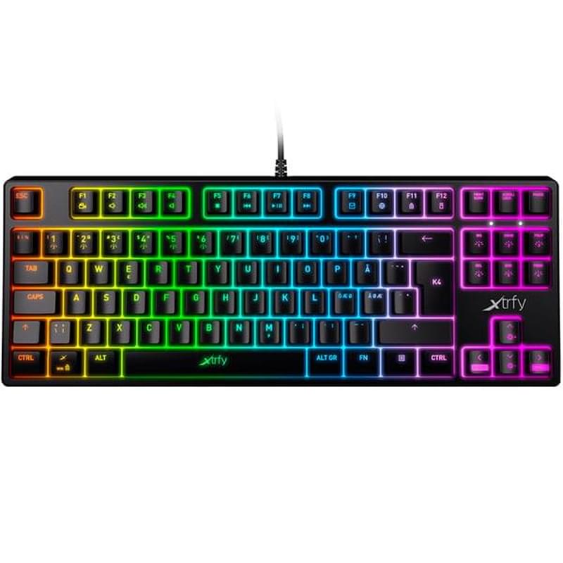 Игровая клавиатура Xtrfy K4 RGB TKL - Kailh Red, Black (XG-K4-RGB-TKL-R-RUS) - фото #0, Technodom.kz
