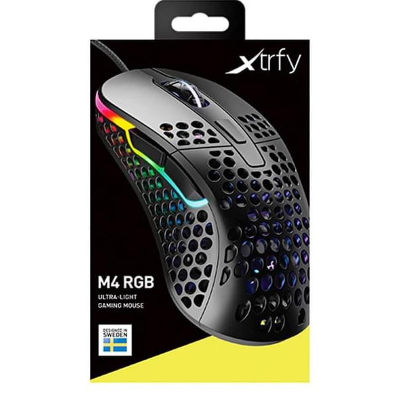 Игровая мышь Xtrfy M4 RGB, Black (XG-M4-RGB-BLACK) - фото #5, Technodom.kz
