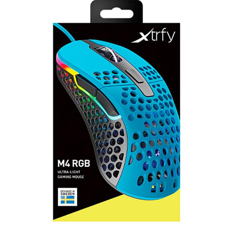 Игровая мышь Xtrfy M4 RGB, Blue (XG-M4-RGB-BLUE) - фото #5, Technodom.kz