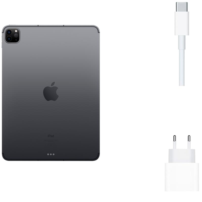 Планшет Apple iPad Pro 11 2021 M1 128GB WiFi + Cellular Space Grey (MHW53RK/A) - фото #4, Technodom.kz