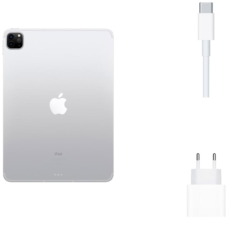 Планшет Apple iPad Pro 11 2021 M1 128GB WiFi + Cellular Silver (MHW63RK/A) - фото #4, Technodom.kz