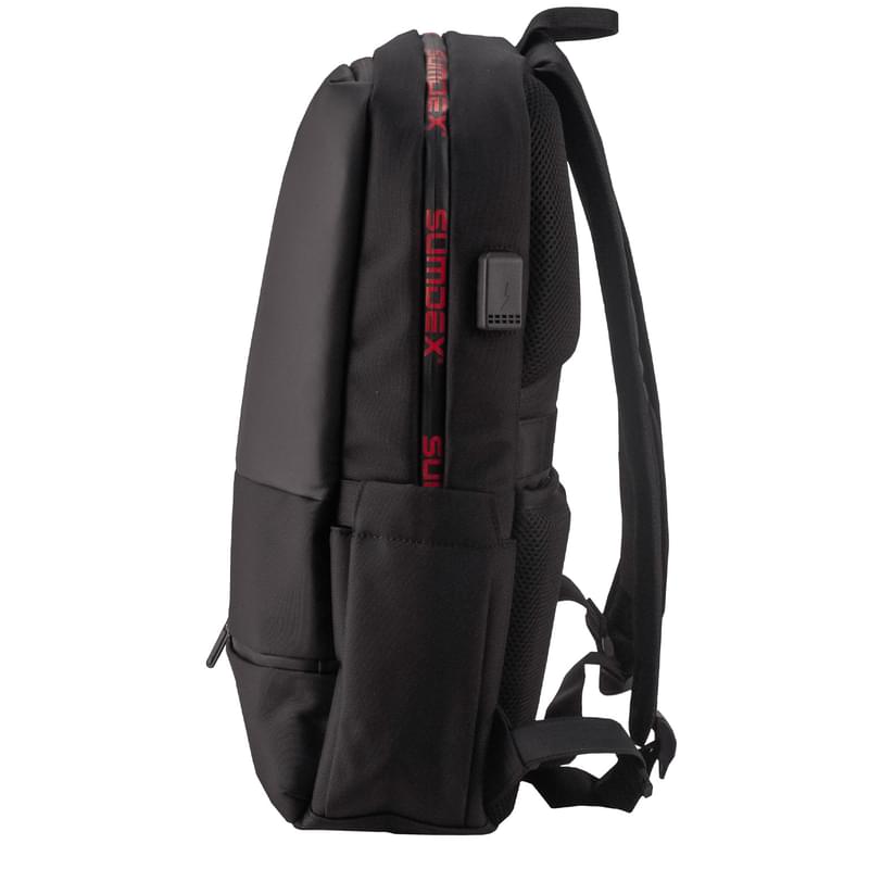 Рюкзак для ноутбука 15.6" Sumdex IBP-016, с системой AGS (IBP-016BK) - фото #3, Technodom.kz