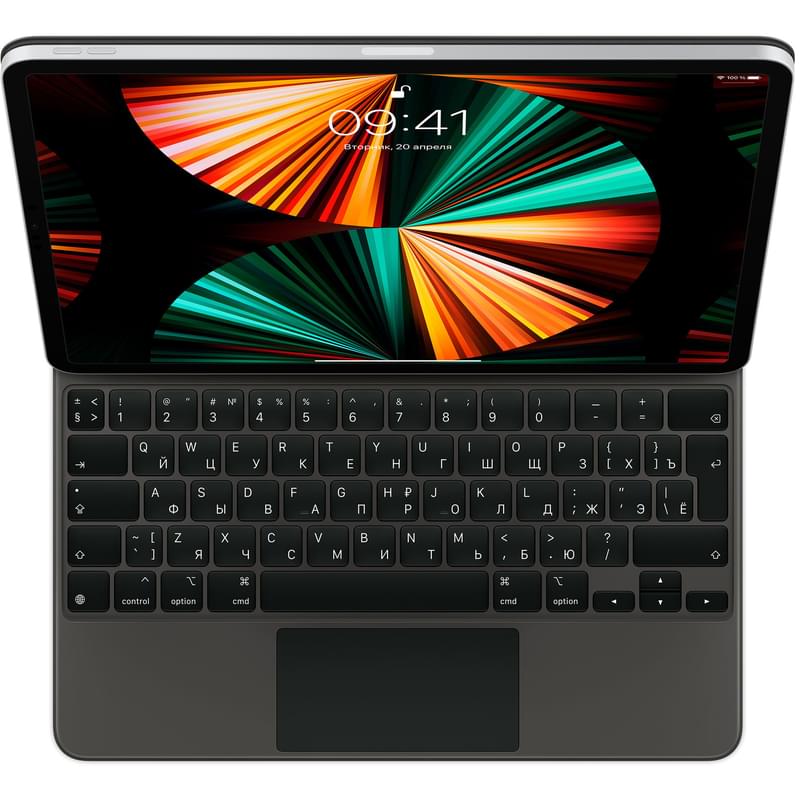Клавиатура беспроводная Apple Magic Keyboard Black для iPad Pro 12,9 2021 (MJQK3RS/A) - фото #0, Technodom.kz