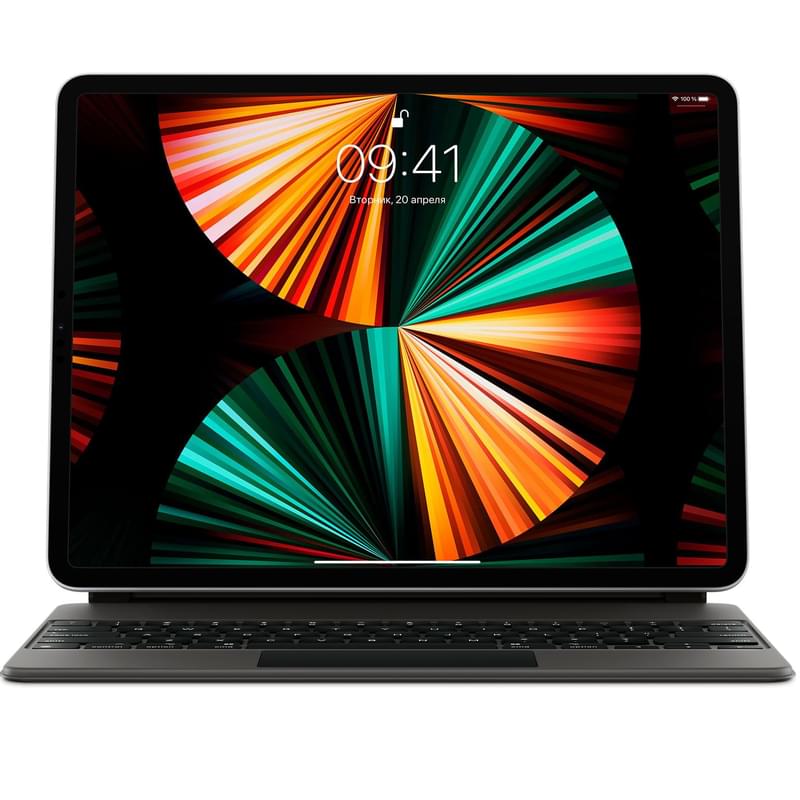 Клавиатура беспроводная Apple Magic Keyboard Black для iPad Pro 12,9 2021 (MJQK3RS/A) - фото #2, Technodom.kz