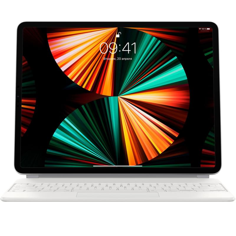 Apple Magic Keyboard White iPad Pro 12,9 2021 арналған сымсыз пернетақтасы (MJQL3RS/A) - фото #2, Technodom.kz