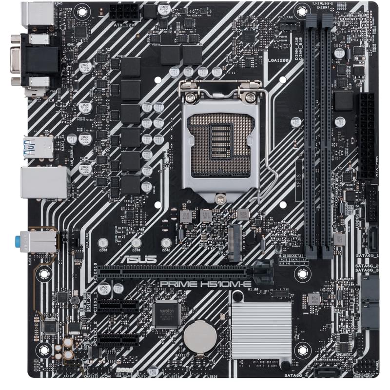 Материнская плата Asus PRIME H510M-E LGA1200 2DDR4 PCI-E 1x16 2x1 (HDMI+DP+VGA) mATX - фото #0, Technodom.kz Материнская плата Asus PRIME H510M-E LGA1200 2DDR4 PCI-E 1x16 2x1 (HDMI+DP+VGA) mATX - фото #0, Technodom.kz