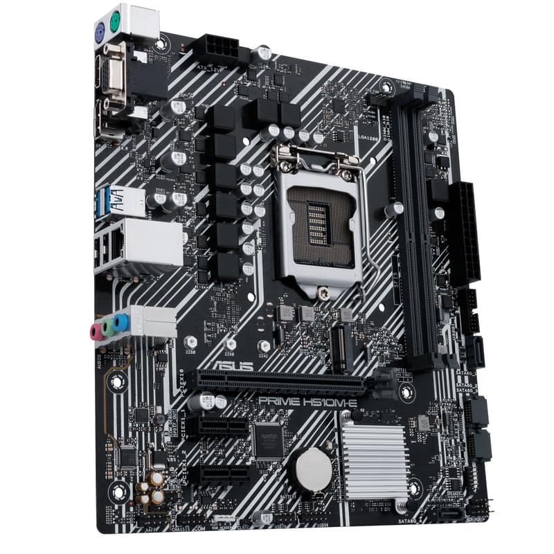 Asus PRIME Жүйелік тақшасы H510M-E LGA1200 2DDR4 PCI-E 1x16 2x1 (HDMI+DP+VGA) mATX - фото #2, Technodom.kz