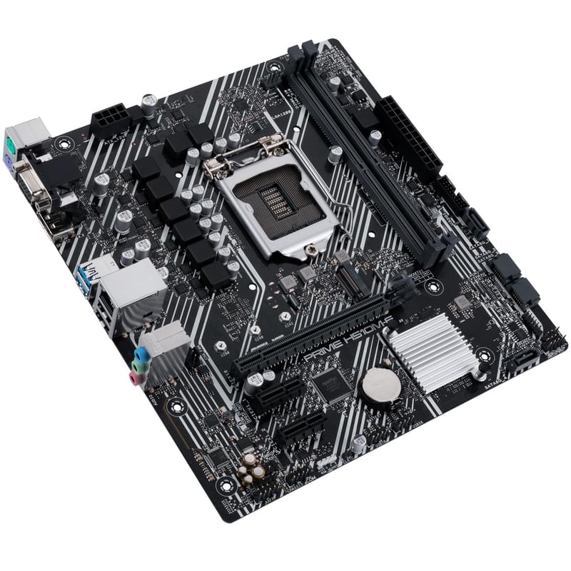 Материнская плата Asus PRIME H510M-E LGA1200 2DDR4 PCI-E 1x16 2x1 (HDMI+DP+VGA) mATX - фото #3, Technodom.kz Материнская плата Asus PRIME H510M-E LGA1200 2DDR4 PCI-E 1x16 2x1 (HDMI+DP+VGA) mATX - фото #3, Technodom.kz