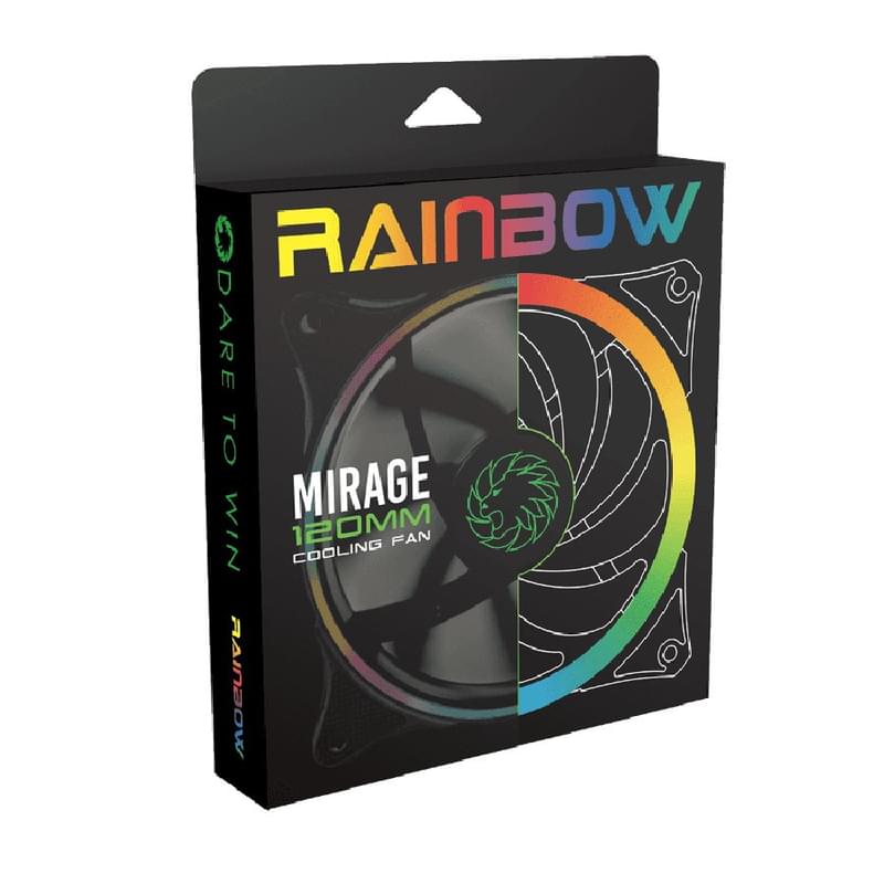 Кулер для кейса GameMax FN-12Rainbow-N - фото #5, Technodom.kz