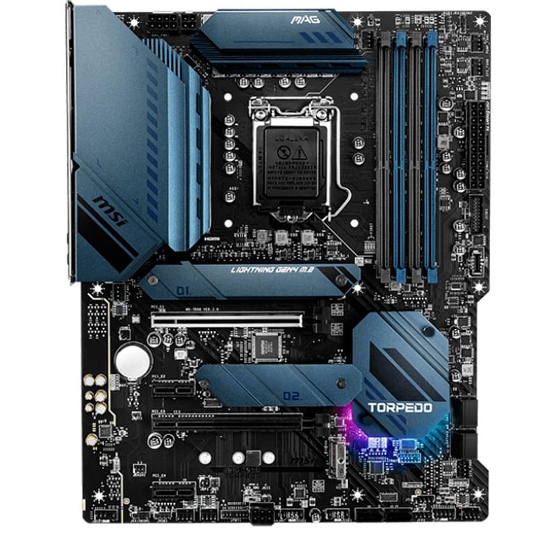 Материнская плата MSI MAG Z590 TORPEDO LGA1200 4DDR4 PCI-E 2x16 2x1 (HDMI+DP) ATX - фото #0, Technodom.kz Материнская плата MSI MAG Z590 TORPEDO LGA1200 4DDR4 PCI-E 2x16 2x1 (HDMI+DP) ATX - фото #0, Technodom.kz