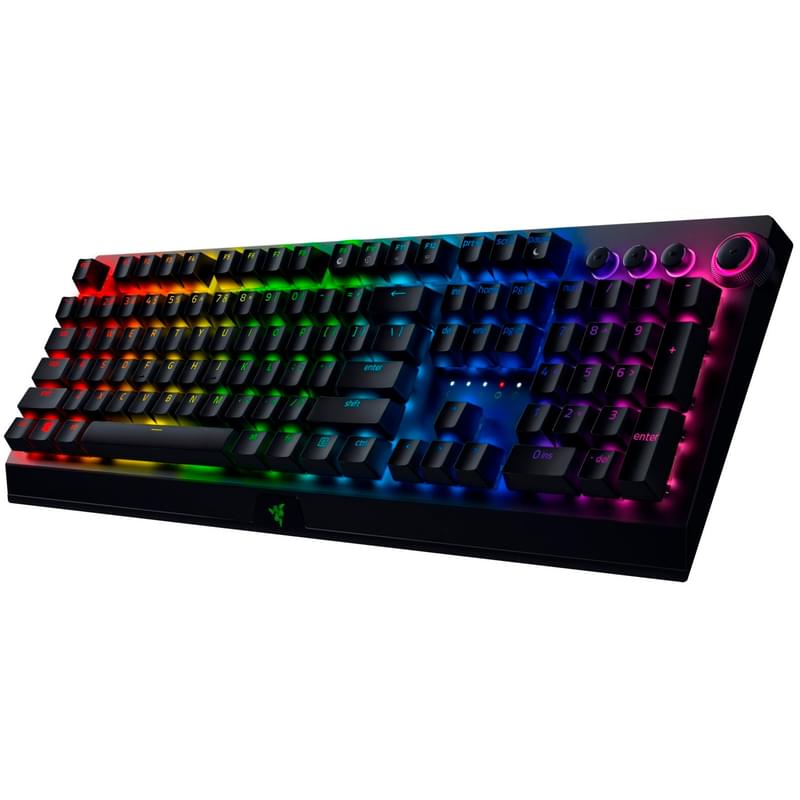 Игровая клавиатура Razer BlackWidow V3 Pro - Green Switch, Black (RZ03-03530800-R3R1) - фото #4, Technodom.kz