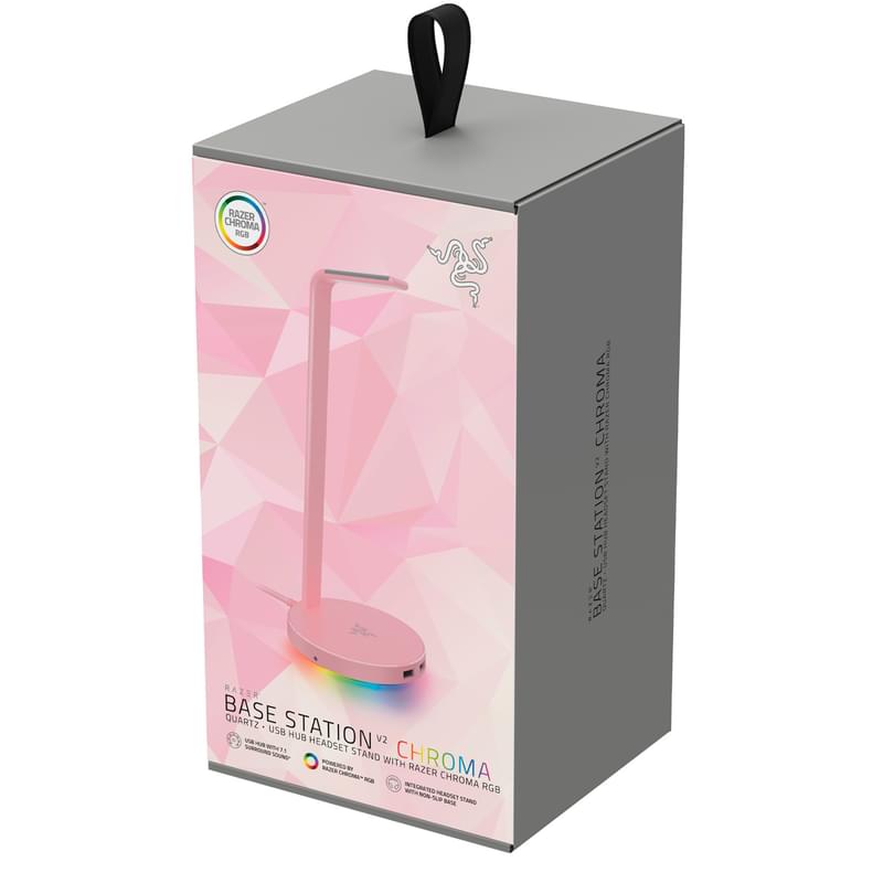 Подставка для гарнитуры Razer Base Station V2 Chroma, Quartz (RC21-01510200-R3M1) - фото #3, Technodom.kz