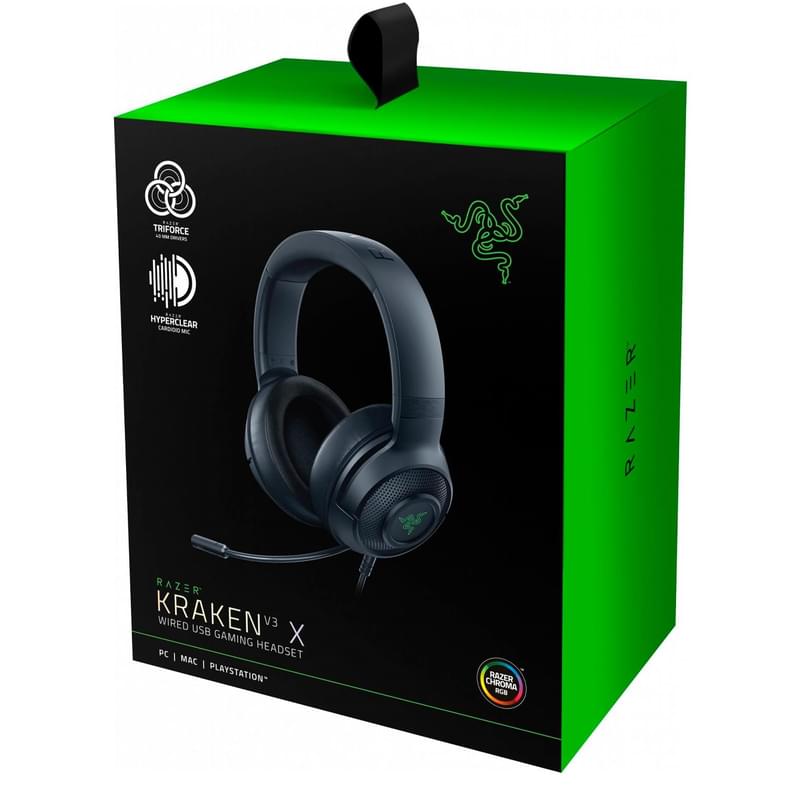 Игровая гарнитура Razer Kraken V3 X (RZ04-03750100-R3M1) - фото #4, Technodom.kz
