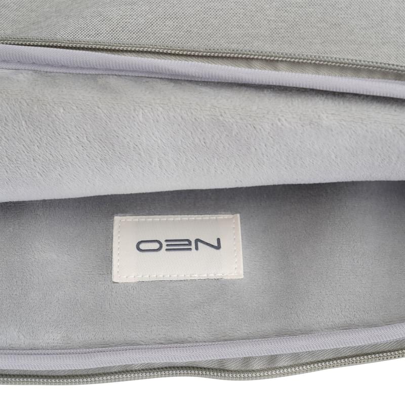 Сумка для ноутбука 15.6" NEO NEK-003, Light Grey (NEK-003LG) - фото #5, Technodom.kz
