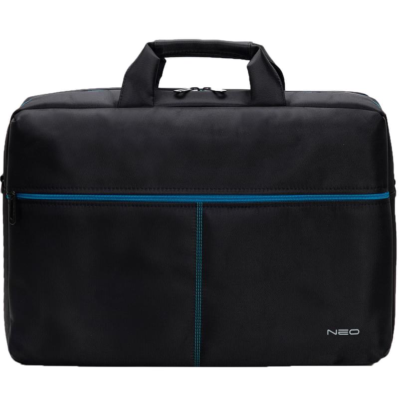 Сумка для ноутбука 15.6" NEO NEK-004, Black/Blue (NEK-004BB) - фото #0, Technodom.kz