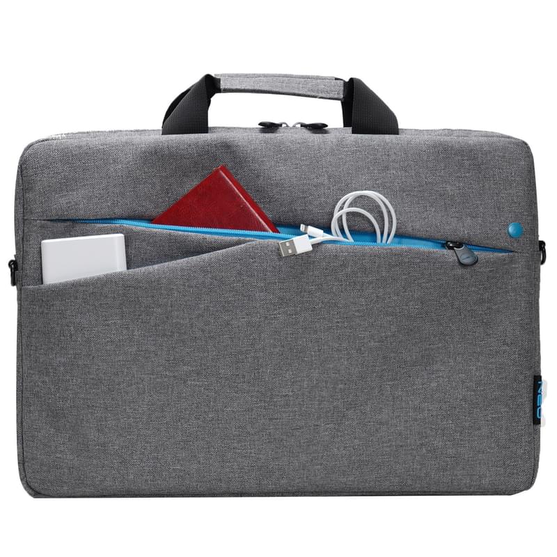 Сумка для ноутбука 15.6" NEO NEK-006, Grey/Blue (NEK-006GB) - фото #1, Technodom.kz