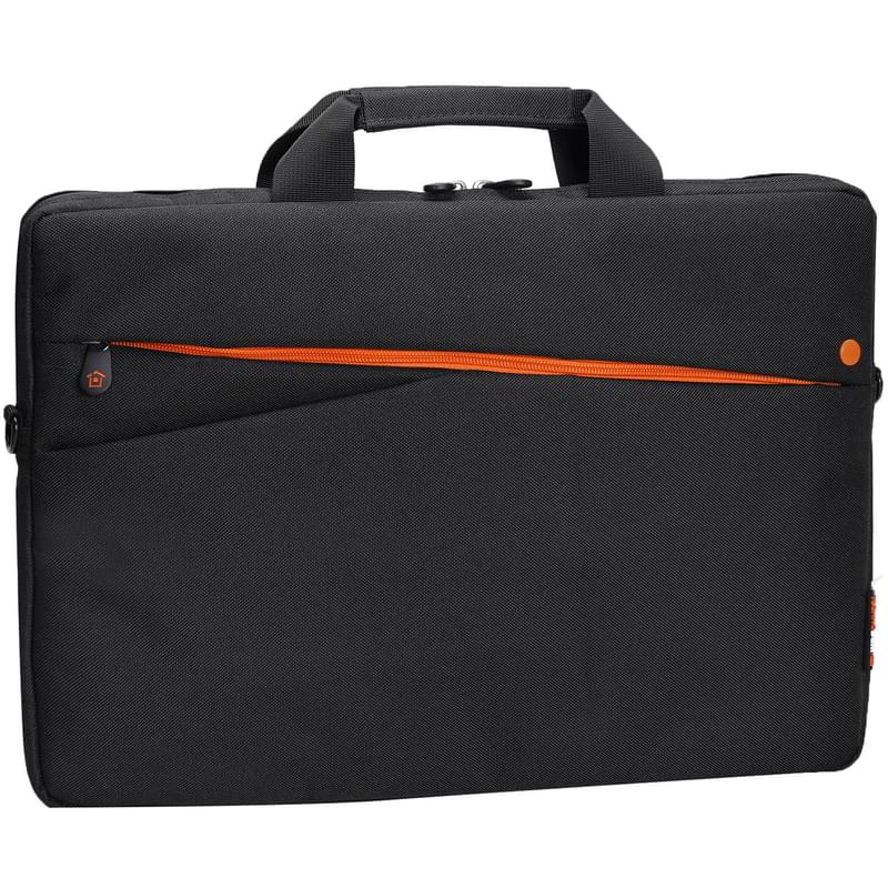 Сумка для ноутбука 15.6" Technodom TD-007, Black/Orange (TD-007BO) - фото #2, Technodom.kz