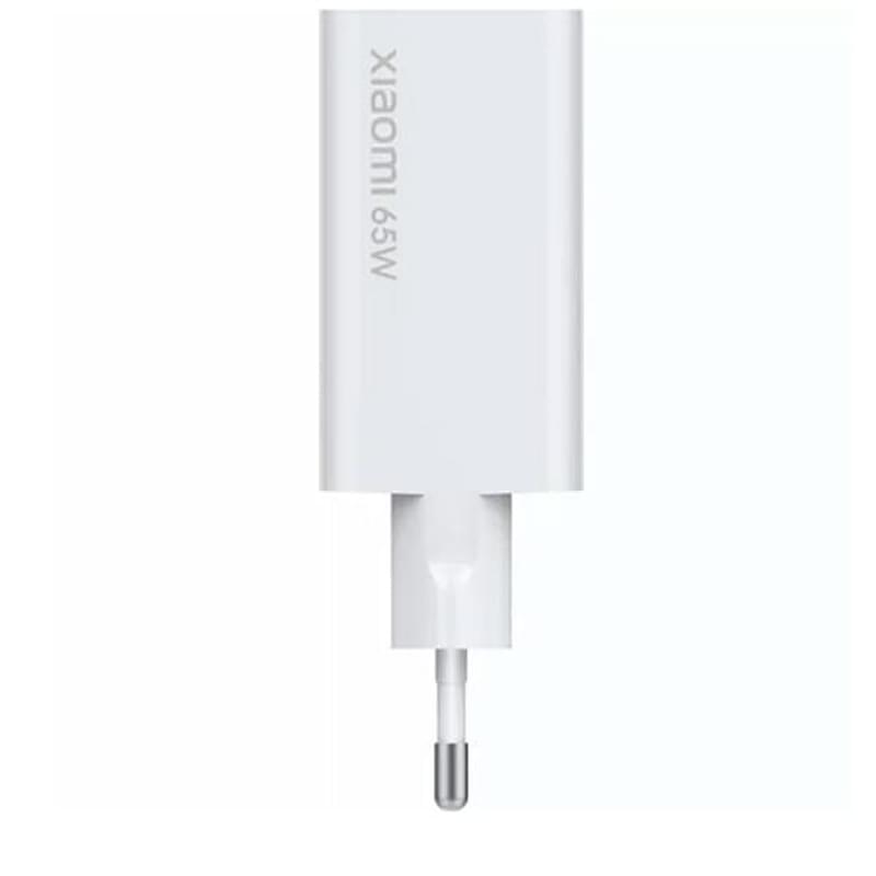 Сетевое зарядное устройство 1*Type-C 65W, Xiaomi Mi with GaN Technology, White + Cable (BHR4499GL) - фото #2, Technodom.kz