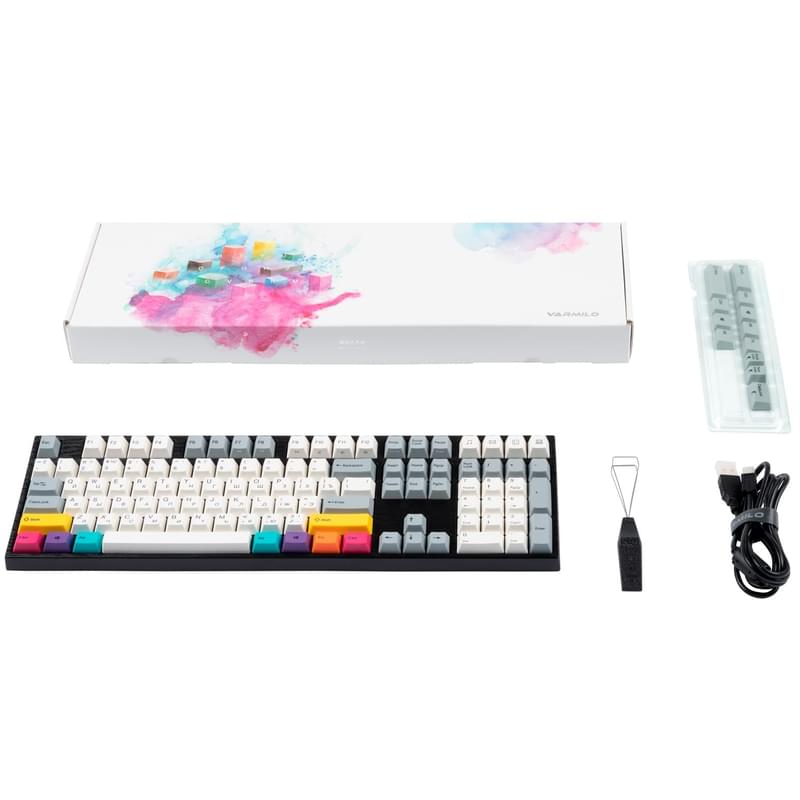 Varmilo VA108M CMYK - Cherry MX Brown (VA108MN2W/LLK12RB) ойын пернетақтасы - фото #7, Technodom.kz