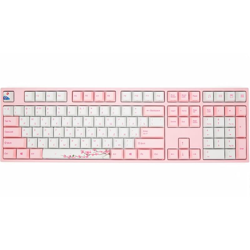 Игровая клавиатура Varmilo VA108M Sakura - Cherry MX Red (VA108MR2P/WP88RA) - фото #0, Technodom.kz