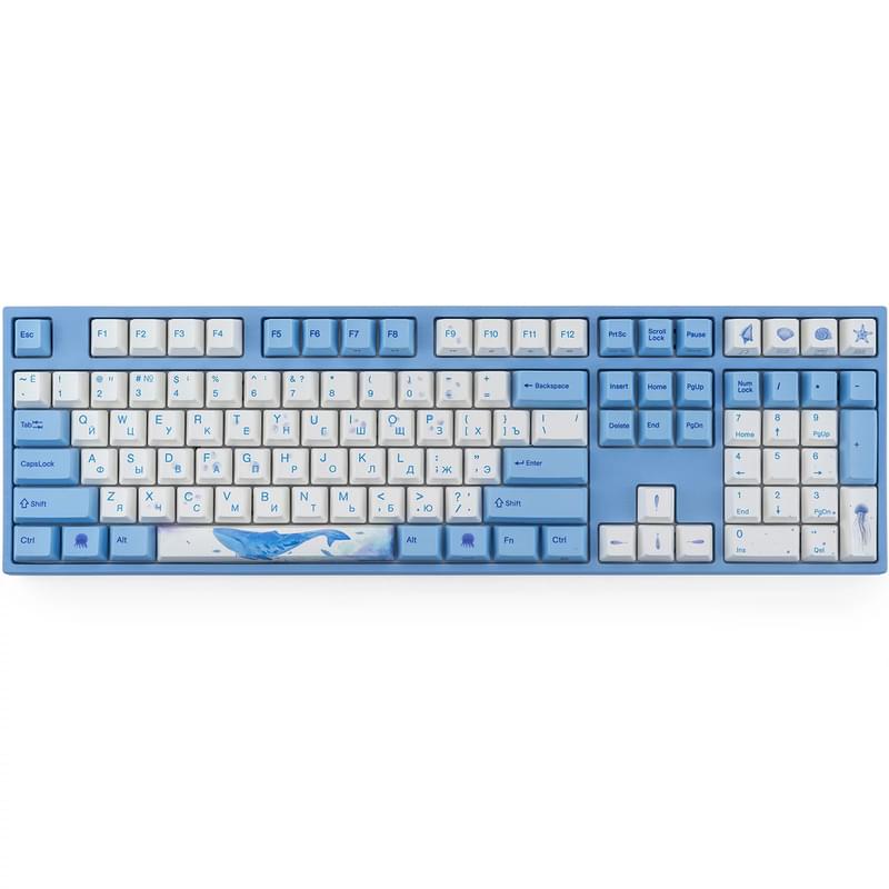 Varmilo VA108M Sea Melody - Cherry MX Red (VA108MR2W/WBPE7HR) ойын пернетақтасы - фото #0, Technodom.kz