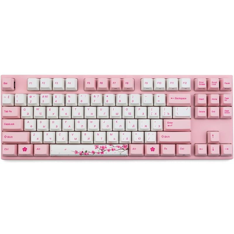 Игровая клавиатура Varmilo VA87M Sakura TKL - Cherry MX Speed Silver (VA87MS2P/PP88RA) - фото #0, Technodom.kz