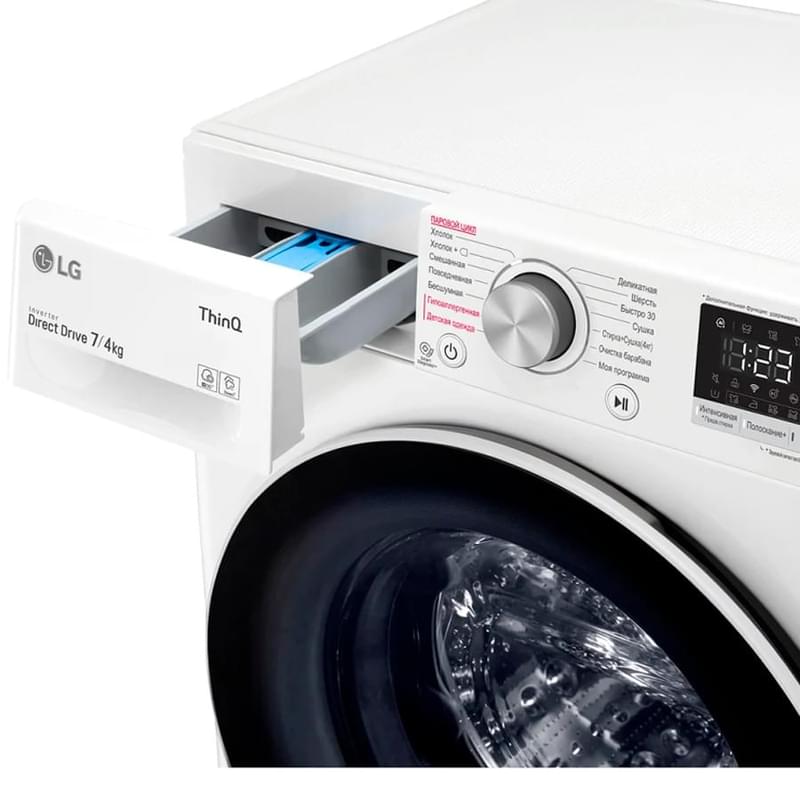 Стиральная машина с сушкой LG F-2V5HG0W - фото #6, Technodom.kz